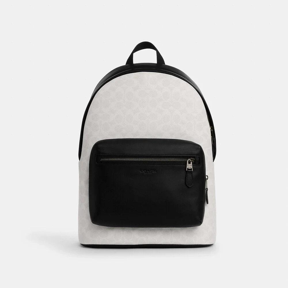 Coach Outlet Men's West Backpack In Signature Canvas